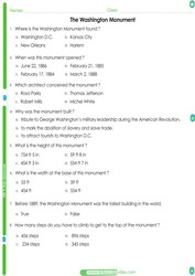 2nd Grade History Worksheets: Free Printable PDF History 