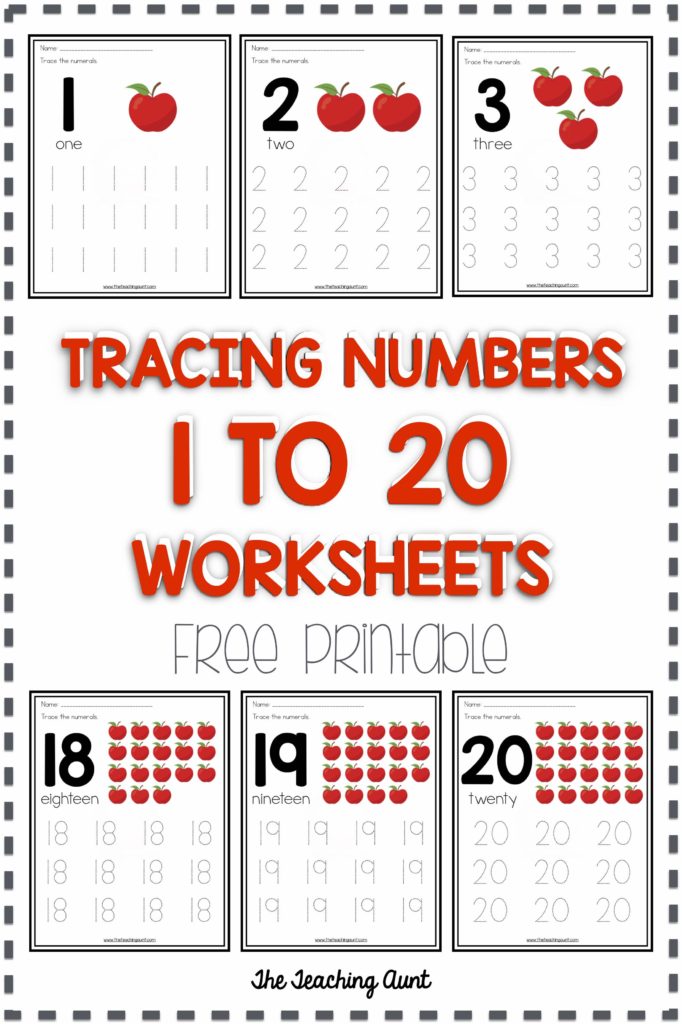 Tracing Numbers 1-20 | Math Teaching Resources | Twinkl