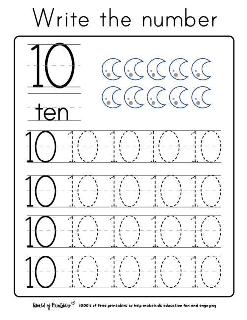 Counting Review Numbers 9 And 10 1st Grade Math Worksheet Counting Review Numbers 9 And 10 1st Grade Math Worksheet