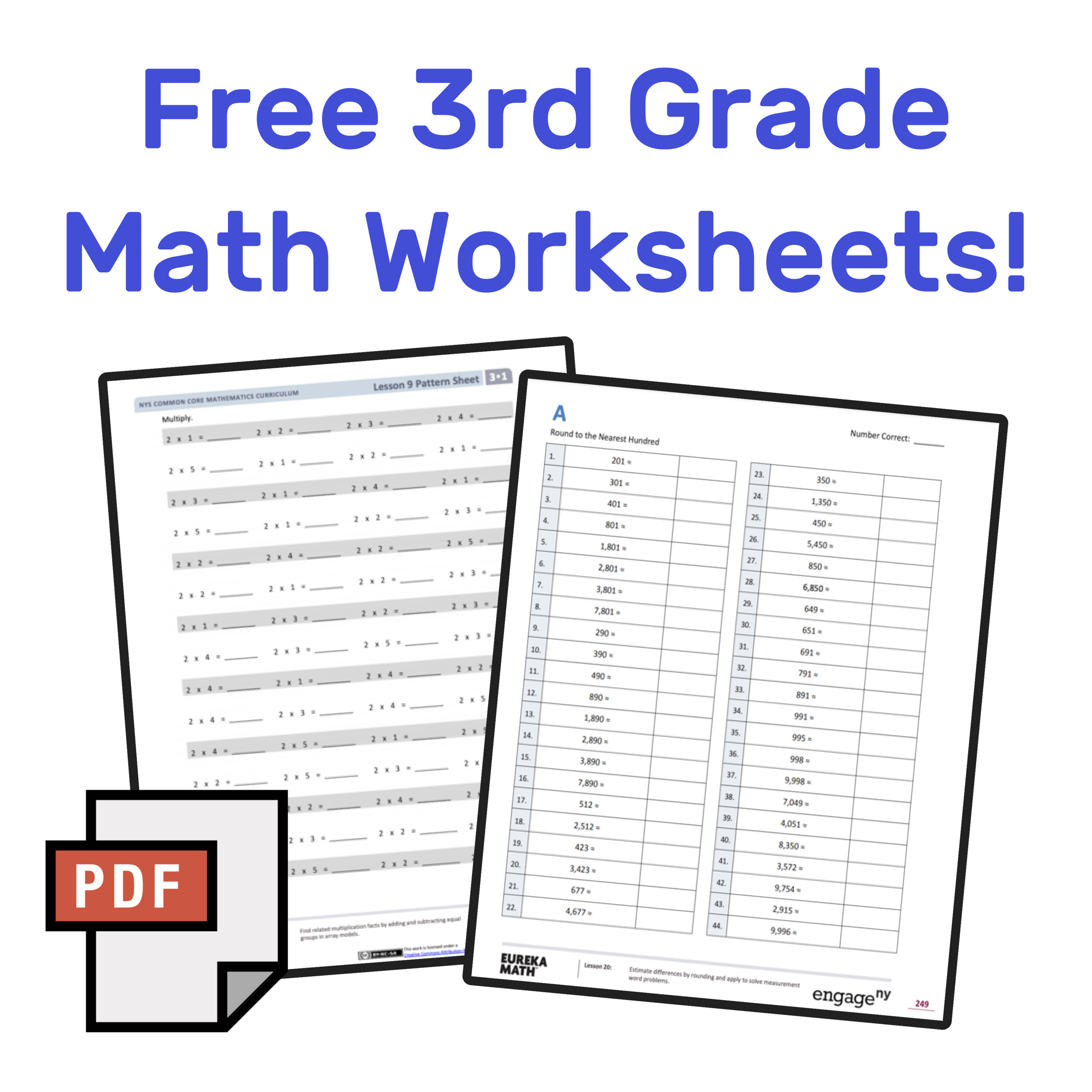3rd Grade Math Worksheets Worksheets Worksheets Worksheets Library