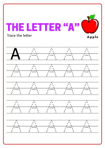 Free Printable Letter (Alphabet) Tracing Worksheets