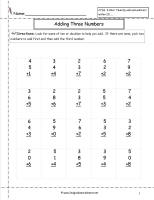 free addition and subtraction worksheets