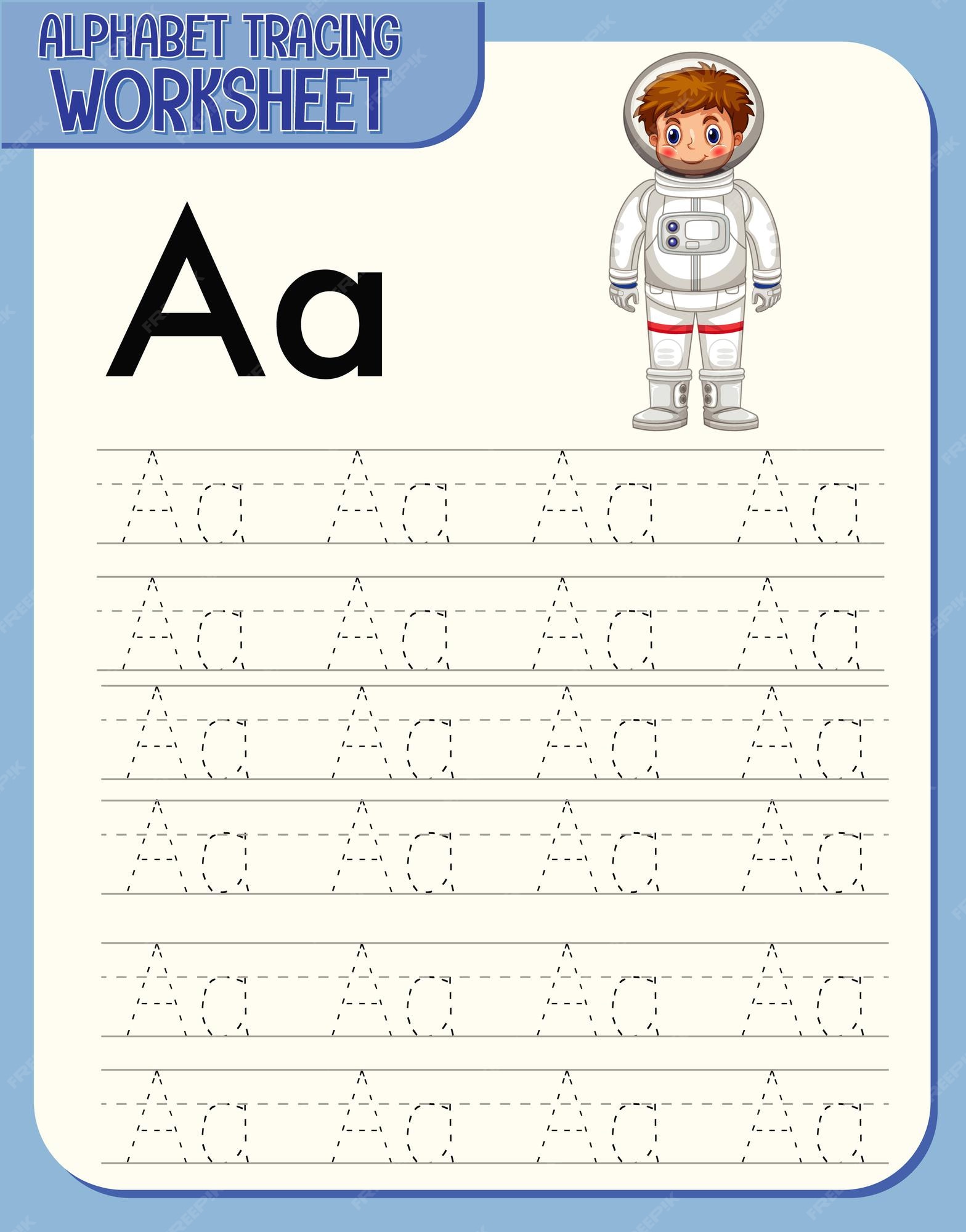 Webtools - English Alphabets Tracing Sheets