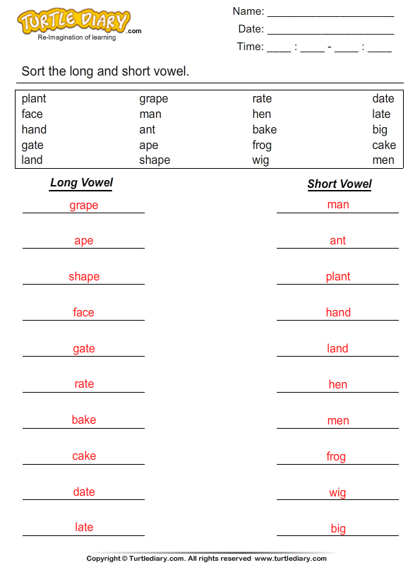 Long Vowel Worksheets | ELA Teaching Resources | 