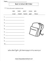 Free Printable Back to School Worksheets - About a Mom