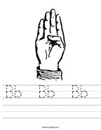 sign language worksheets
