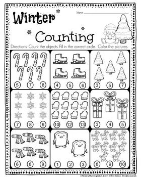 counting kindergarten math worksheets