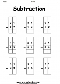 Subtracting Two Digit Numbers with Regrouping Worksheet - Have Fun