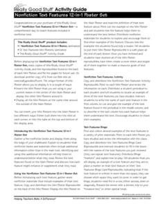 Nonfiction Text Features | Matching Worksheet | Download Now