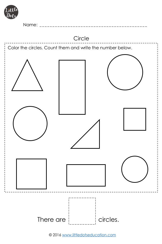 Shapes Worksheets for Kindergarten | K5 Learning