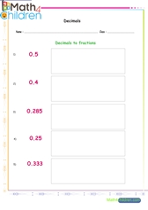 22 Printable math worksheets for grade 6 Forms and Templates 