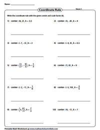 Dilation Mystery Picture Activity & Worksheet Pack | Reflection 