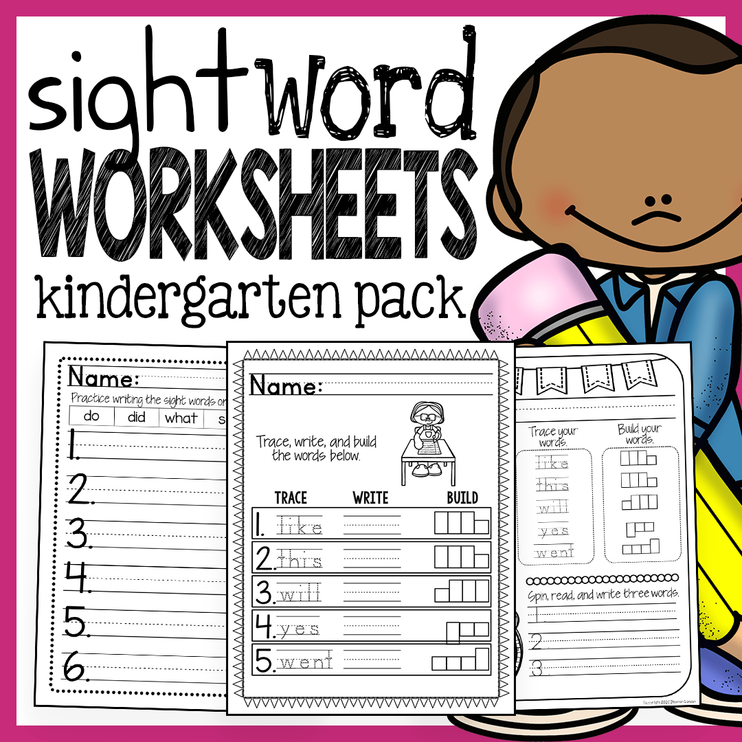 Sweet Sight Words Worksheet - LET | Teach Starter
