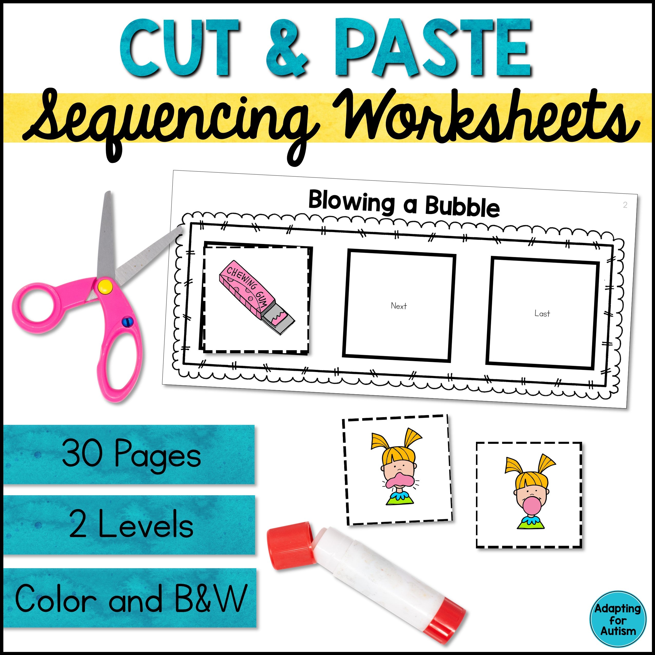 Free Sequencing Worksheets For Preschoolers Fun With Mama