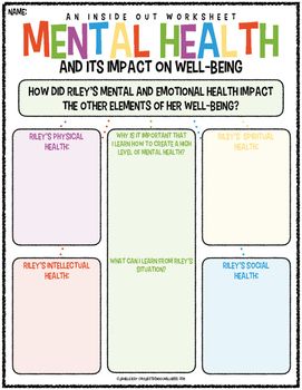 Free Mental Health &  Wellness Printables for Families 