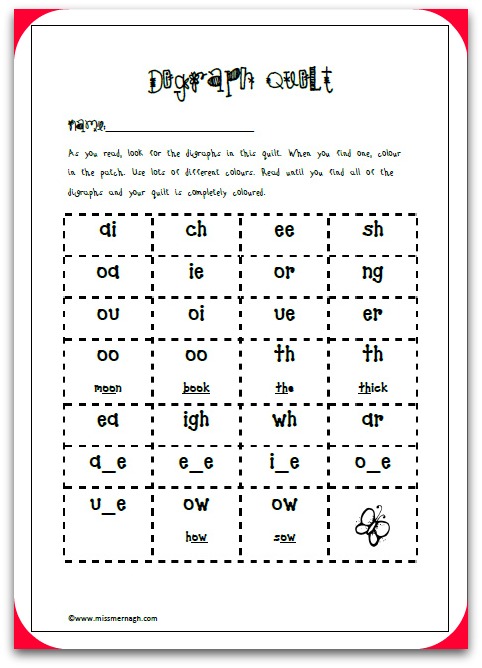 Kindergarten Phonics Worksheets for kids