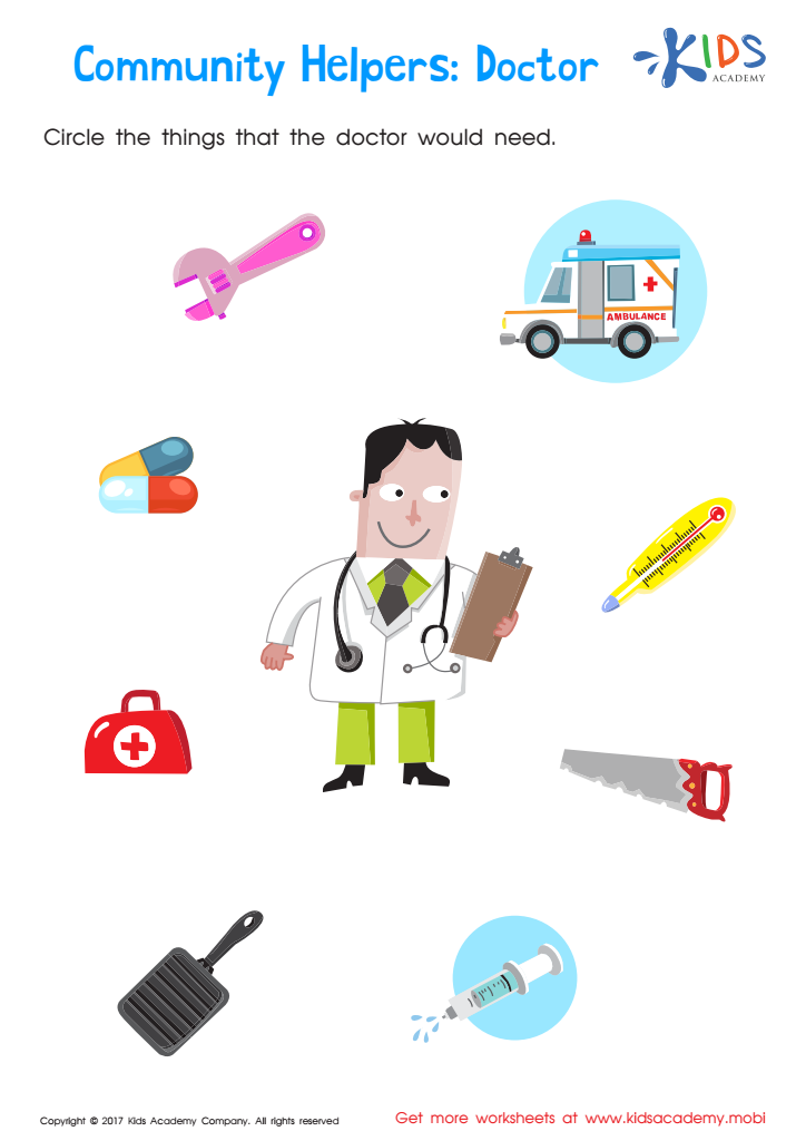 Engaging Community Helper Worksheets for Kids