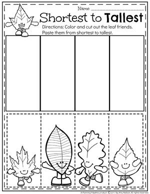 Fall Worksheets for Kids | All Kids Network