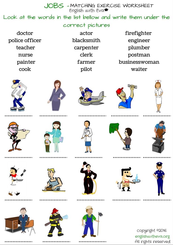 Daily routines vocabulary esl matching exercise worksheets for kids