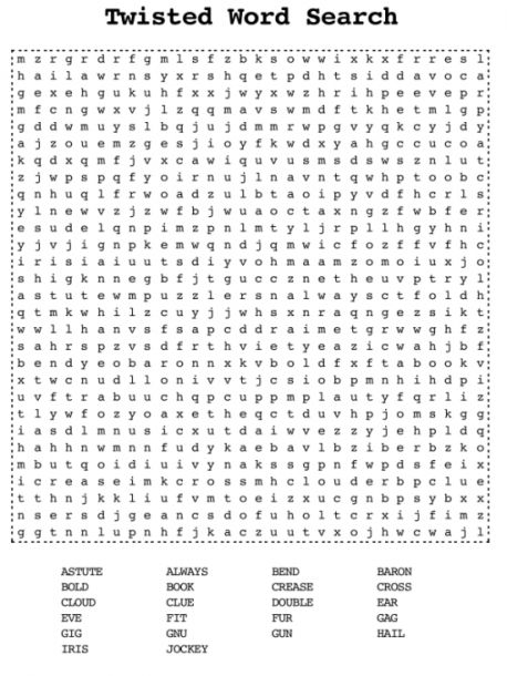 Printable Word Searches