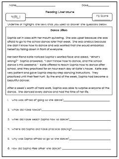 4th-Grade Reading Comprehension Worksheets | Games4esl
