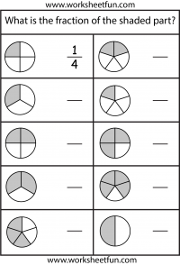Fraction Worksheets