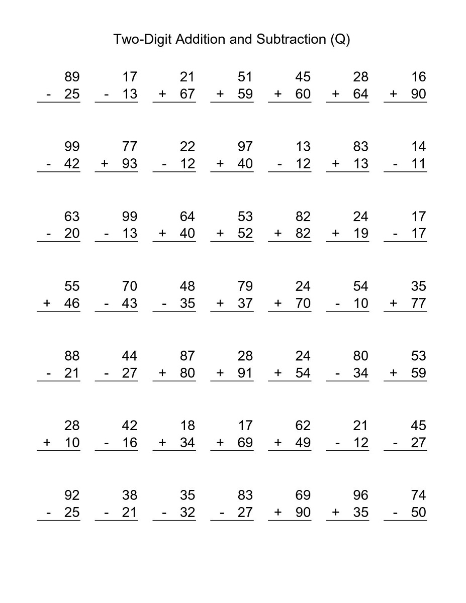 FREE Printable 3rd Grade Math Minutes Worksheets pdf