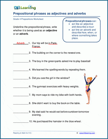 Adjectives: Printable Worksheets