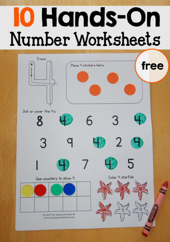 1,782 Number 4 Worksheets Images, Stock Photos & Vectors 