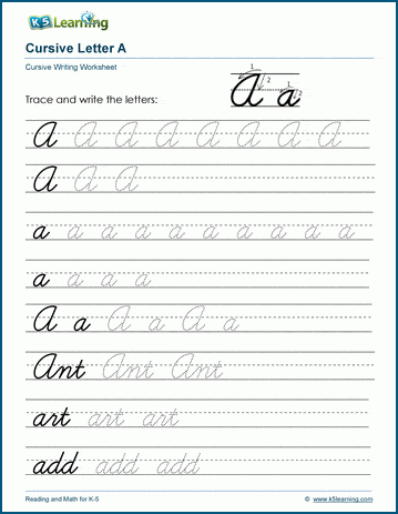 Handwriting Worksheets for Kindergarten - 4 Kinder Teachers