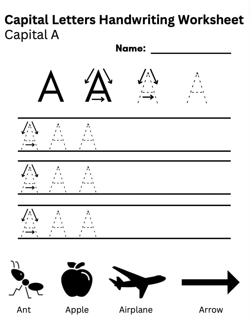Alphabet Tracing Worksheets | Free Handwriting Practice Pages 