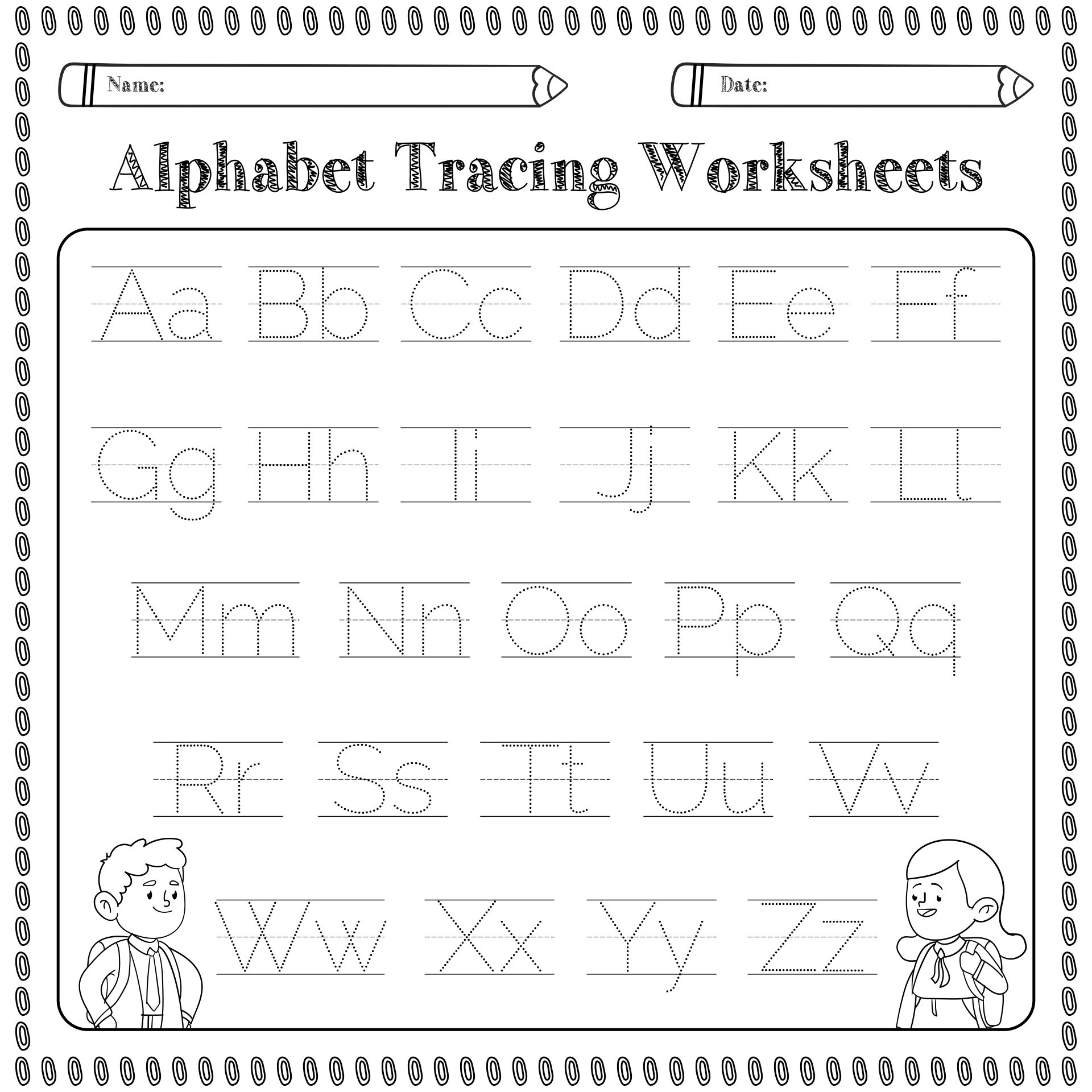 Alphabet Worksheets | Download Free Printables
