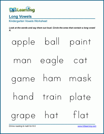 Long and Short Vowel Worksheets - Answers included - Orton 