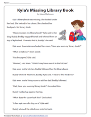 Free reading comprehension worksheets for 2nd grade multiple choice