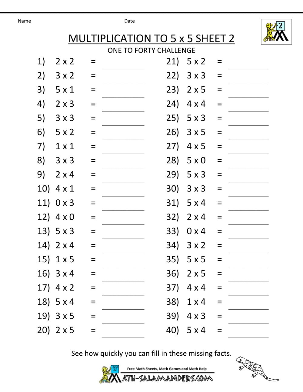 2nd grade math Worksheets, word lists and activities. | GreatSchools