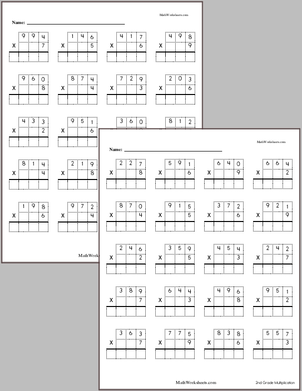 Grade 3 Multiplication Worksheets | Free Printables | Math Worksheets