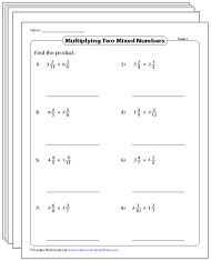 Multiplying Whole Numbers by Fractions - Math Worksheets - SplashLearn