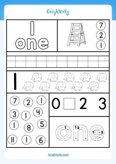 Number 4 Worksheets | Download Free Printables For Kids
