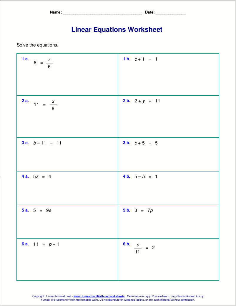 8+ College Algebra Worksheet Templates - DOC, PDF
