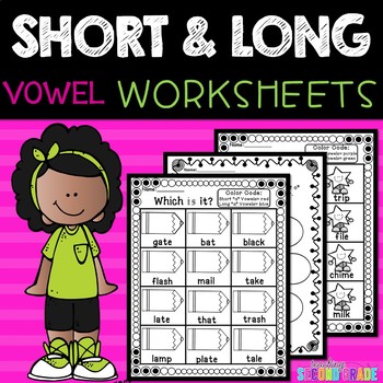 Free Long and Short Vowels worksheets pdf - Cut and Paste