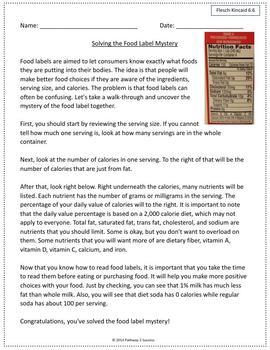 Reading Worksheet - 6 Worksheets