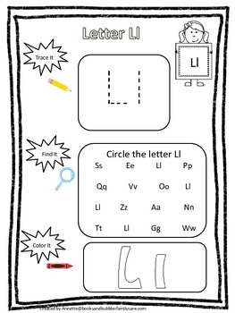 Letter L Worksheets - Letter L Activities For Preschoolers 