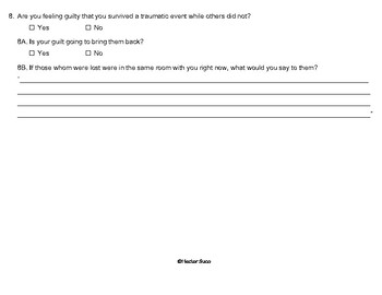 shame and guilt worksheets