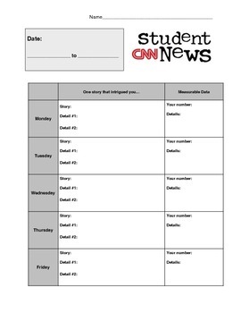 cnn student news worksheets