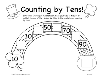 Skip Counting worksheeets - by 10