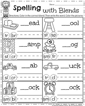 Free Kindergarten and First Grade Worksheet Sampler Packet - Mamas 
