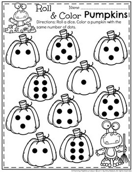 October Preschool Worksheets - Planning Playtime