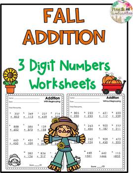 Addition Worksheets (3-Digit)
