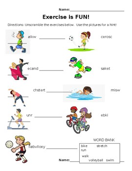 9,654 Exercise English ESL worksheets pdf &  doc