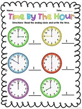 Time &  Clock Catholic Themed Worksheets - TheCatholicKid.com